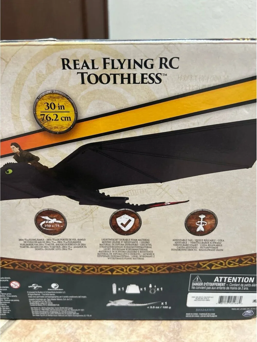 How to Train Your Dragon Real Flying RC Toothless Walmart Exclusive New